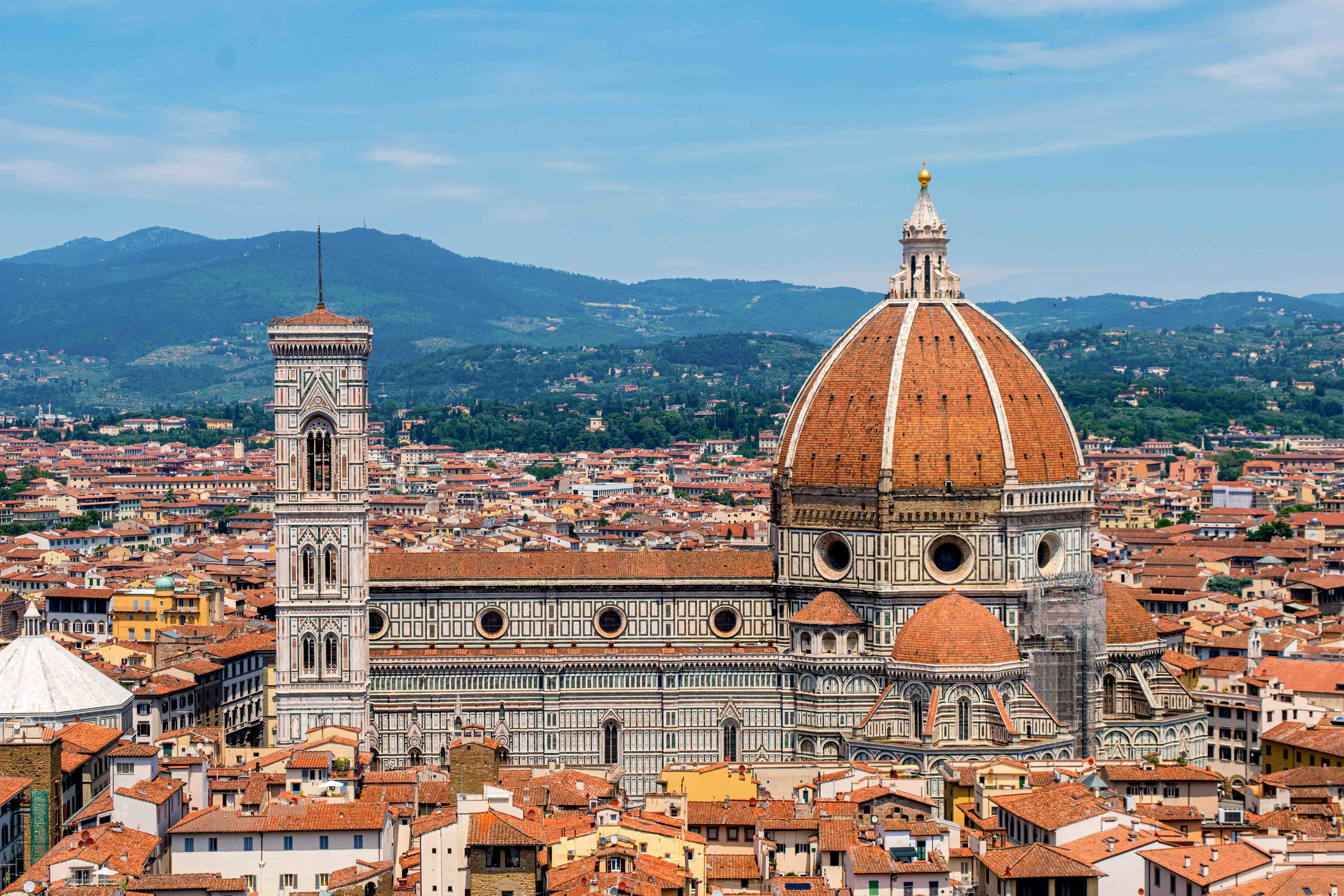 A view of the Duomo Cathedral in Florence.