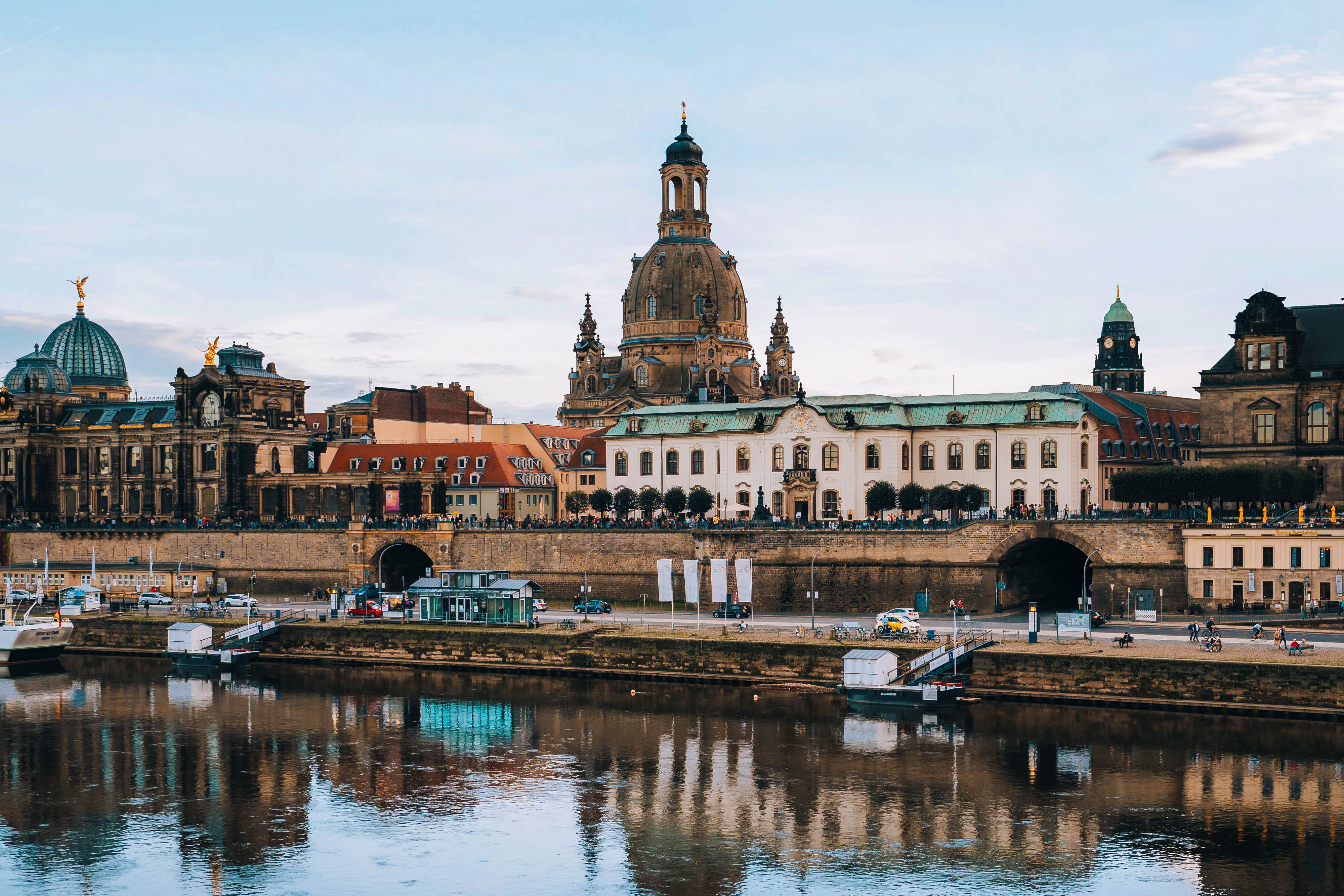 A view of Dresden and its river.