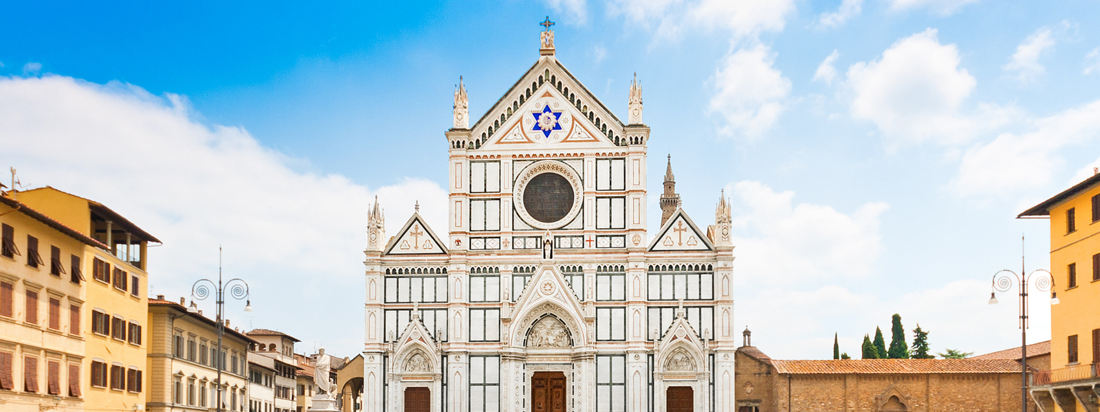 A view of Santa Croce in Florence.