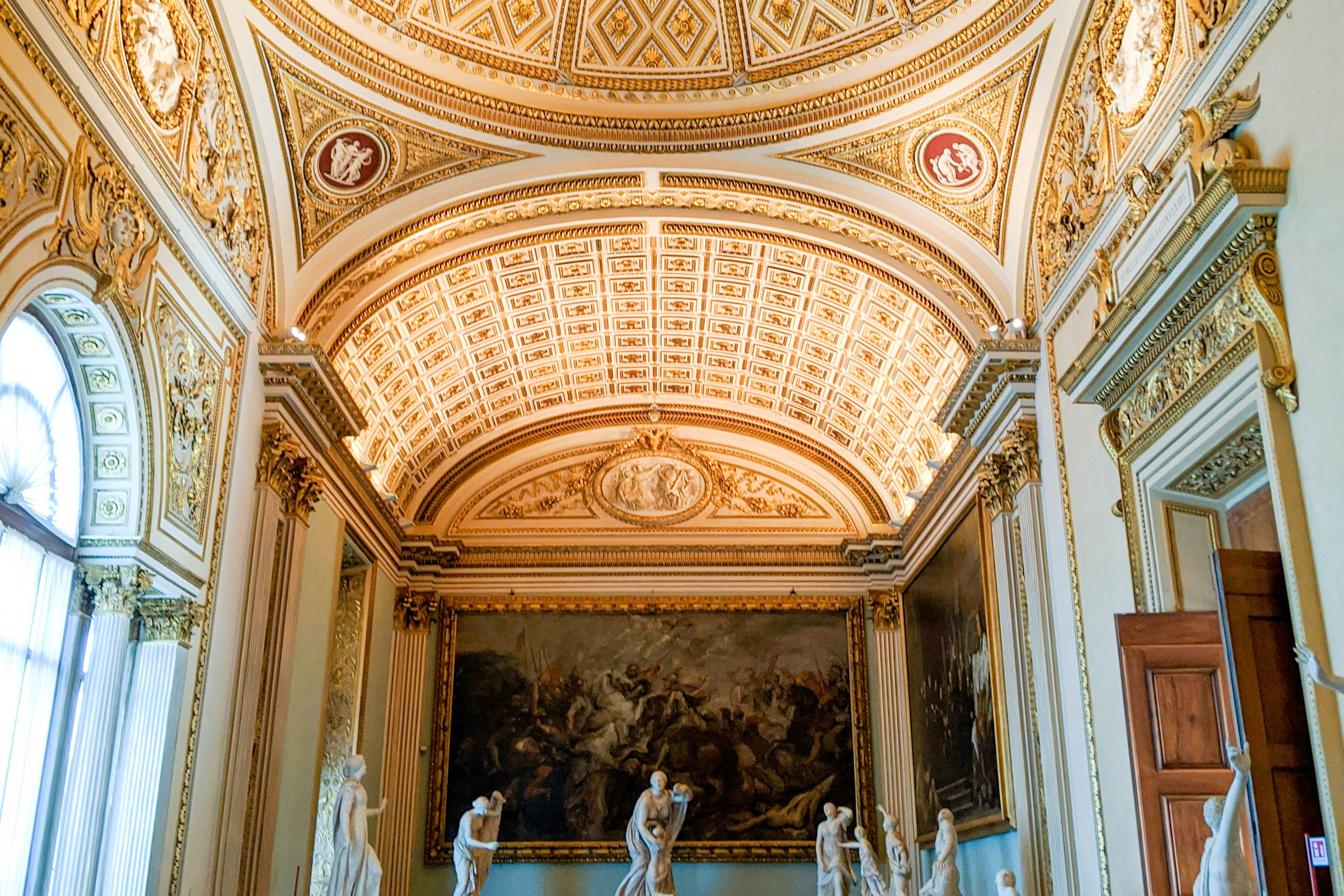 A view of the Uffizi Gallery in Florence