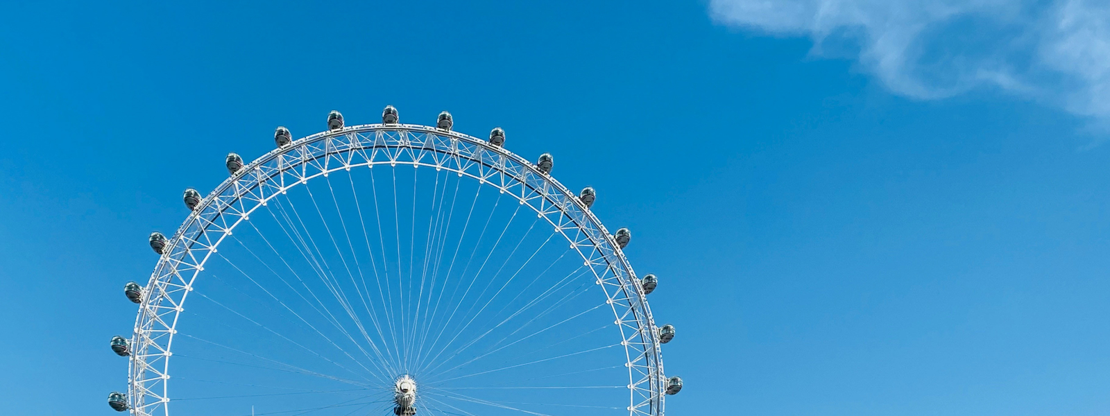 A view of the London Eye.