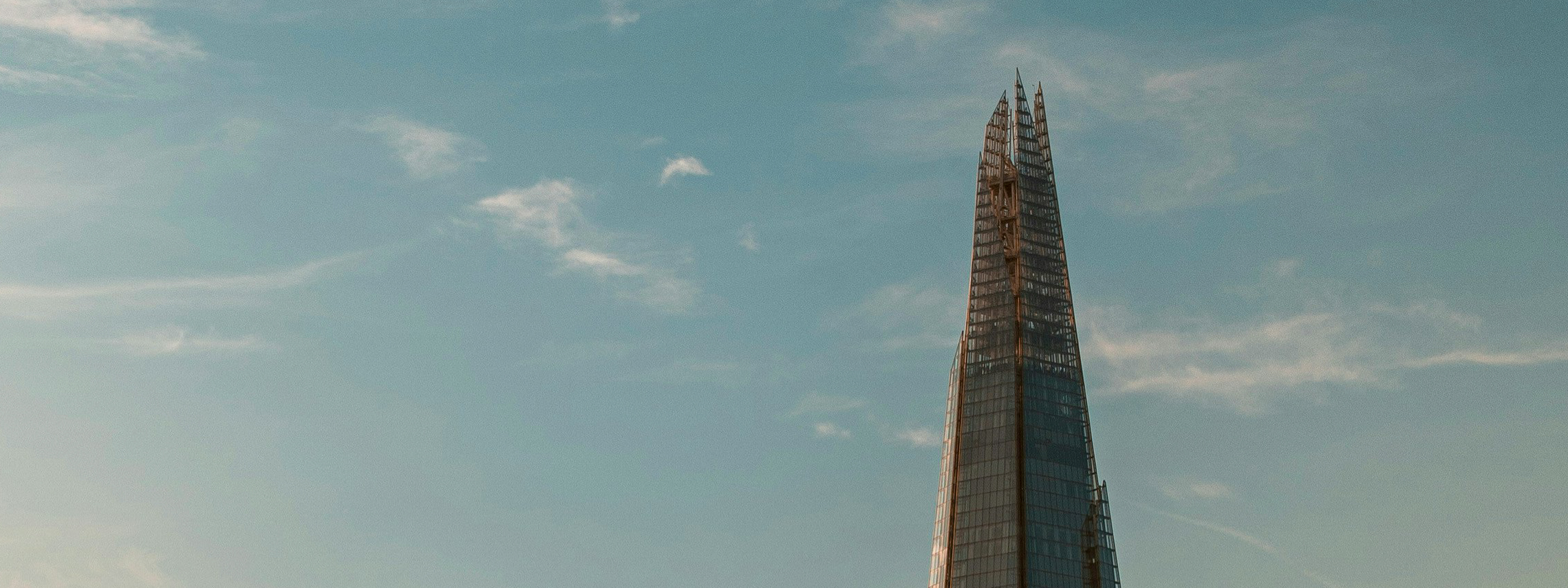A view of the Shard in London.