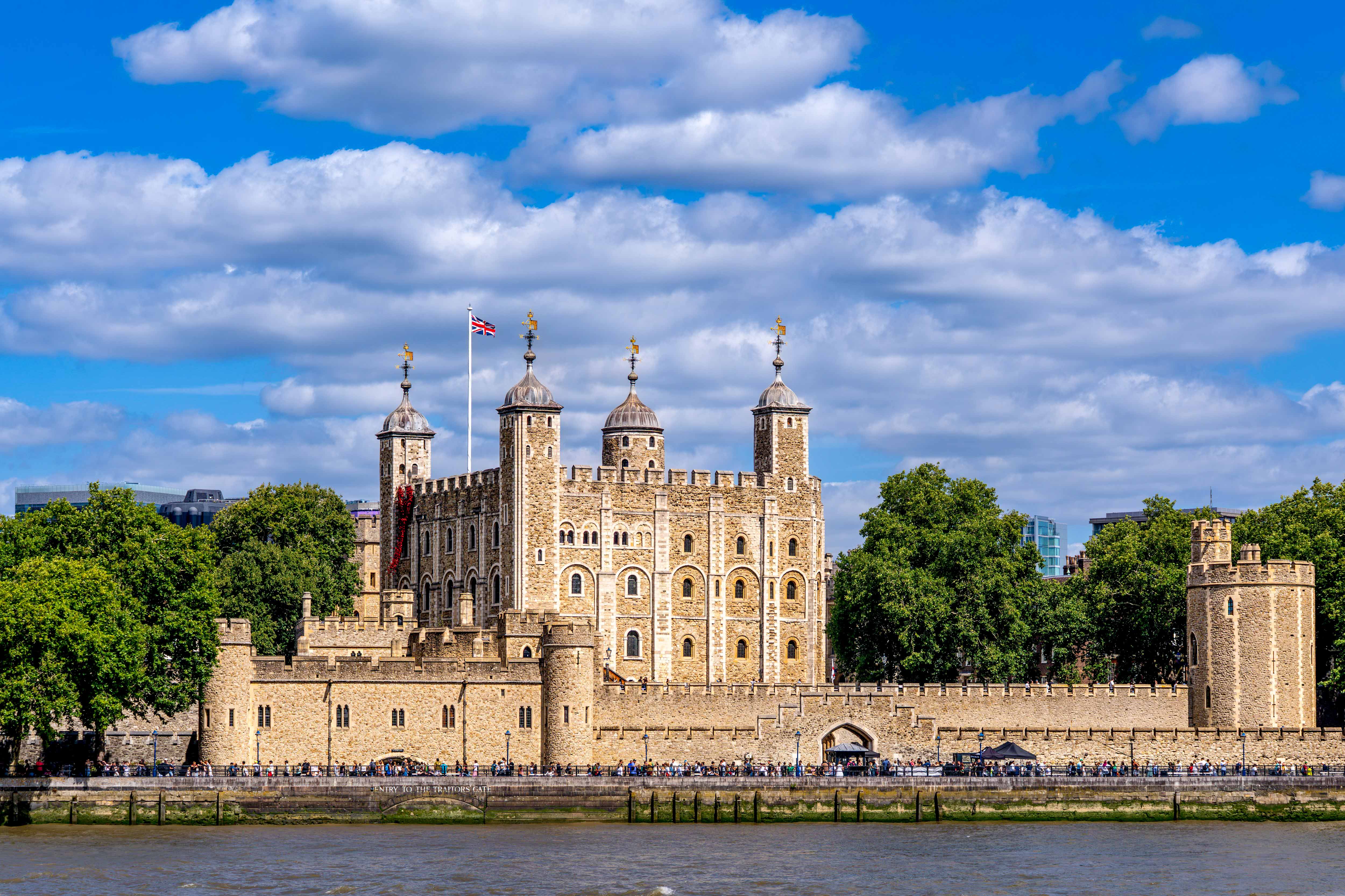 A view of the Tower of London