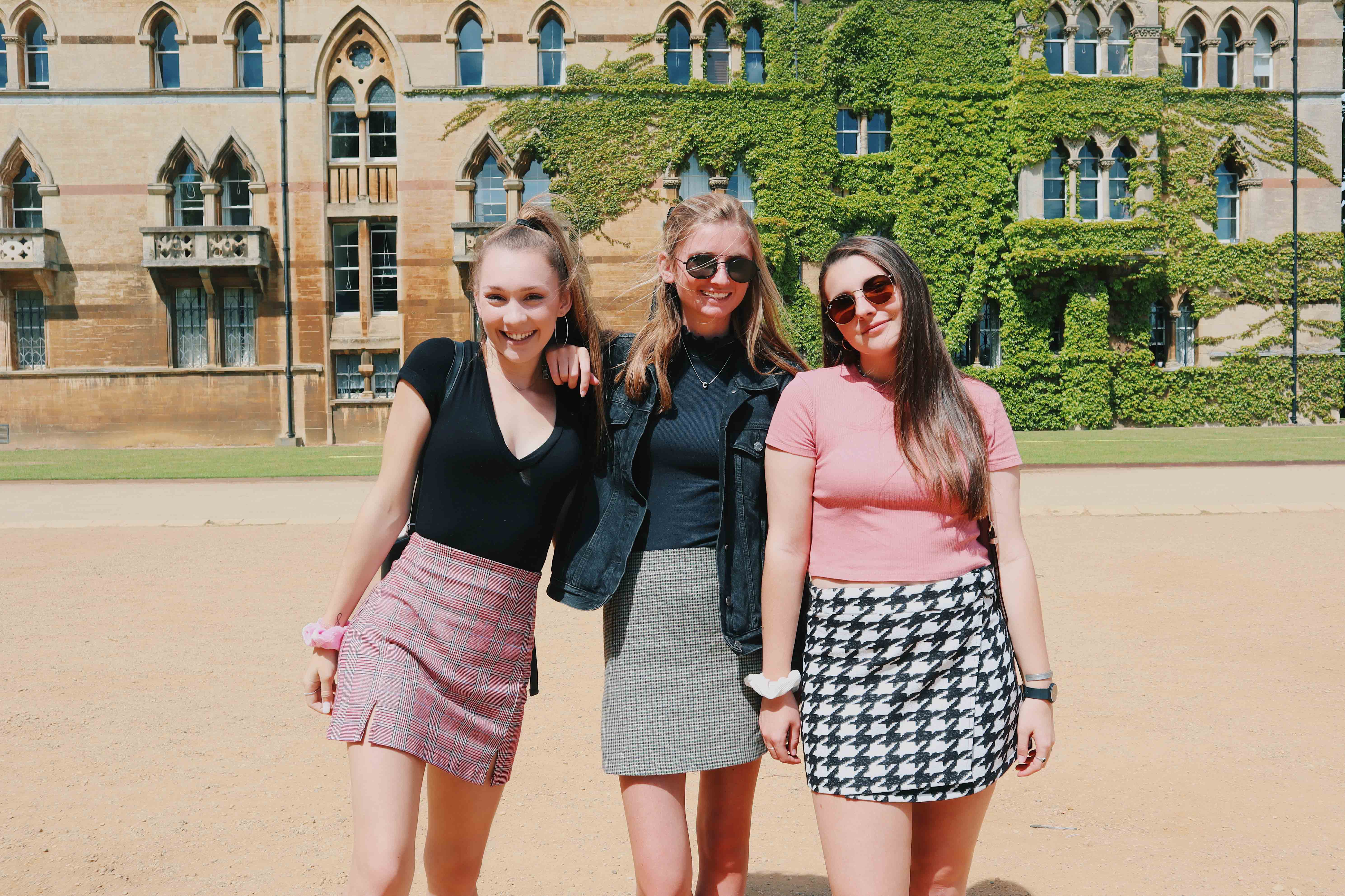 Students posing in Oxford together