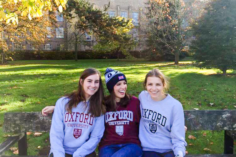 Students posing together in Oxford
