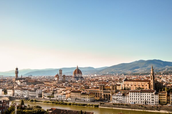 A view of the Florence skylne.