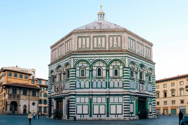 A view of the Florence Baptistry. 