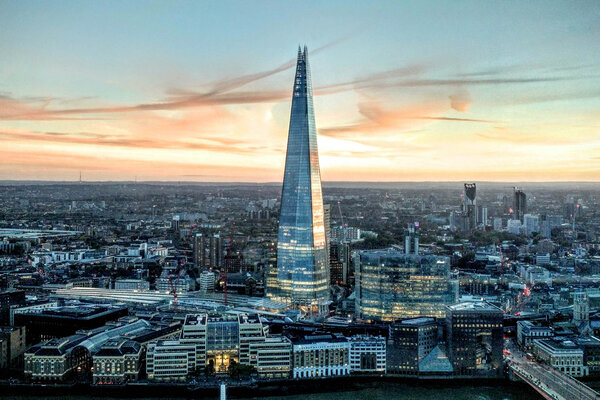 A view of the Shard in London.