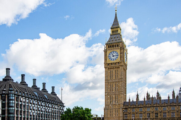 A view of Big Ben in London.
