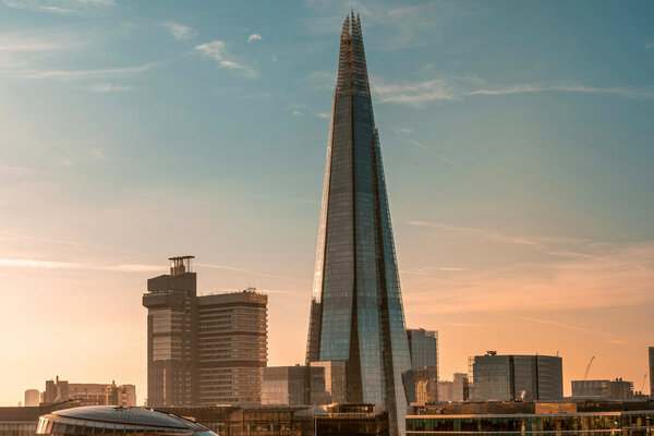 A view of the Shard in London.
