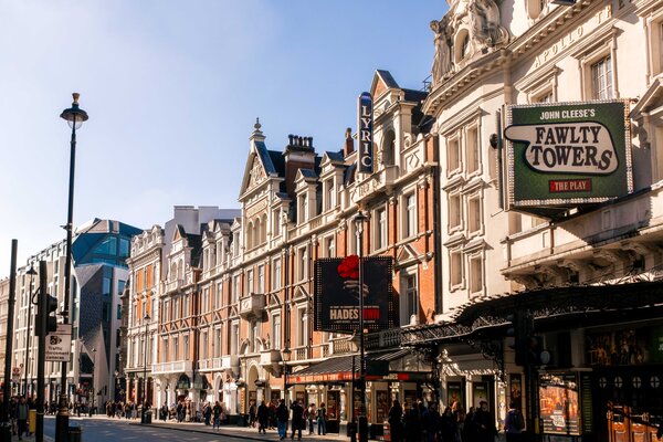 A view of London theaters.