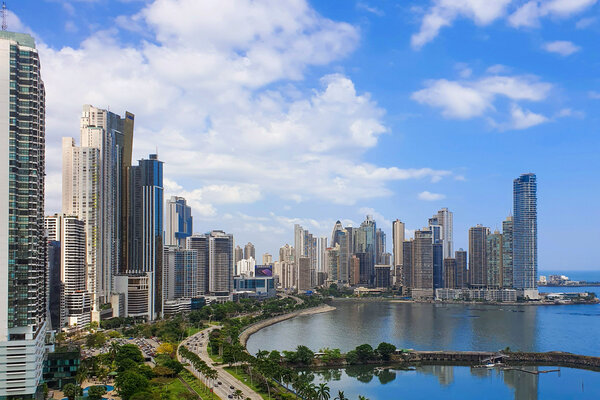 A view of downtown Panama City.