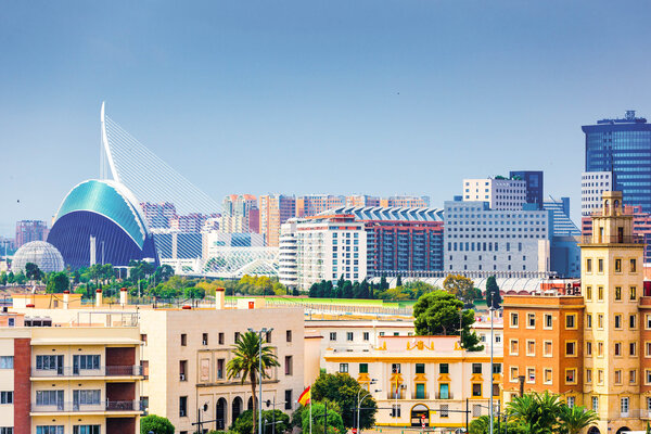 A birds-eye view of Valencia.